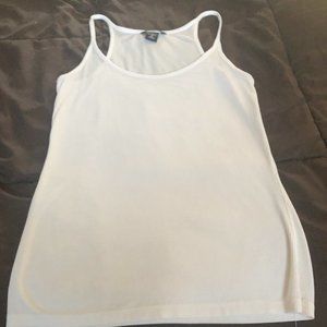 White Ribbed Tank